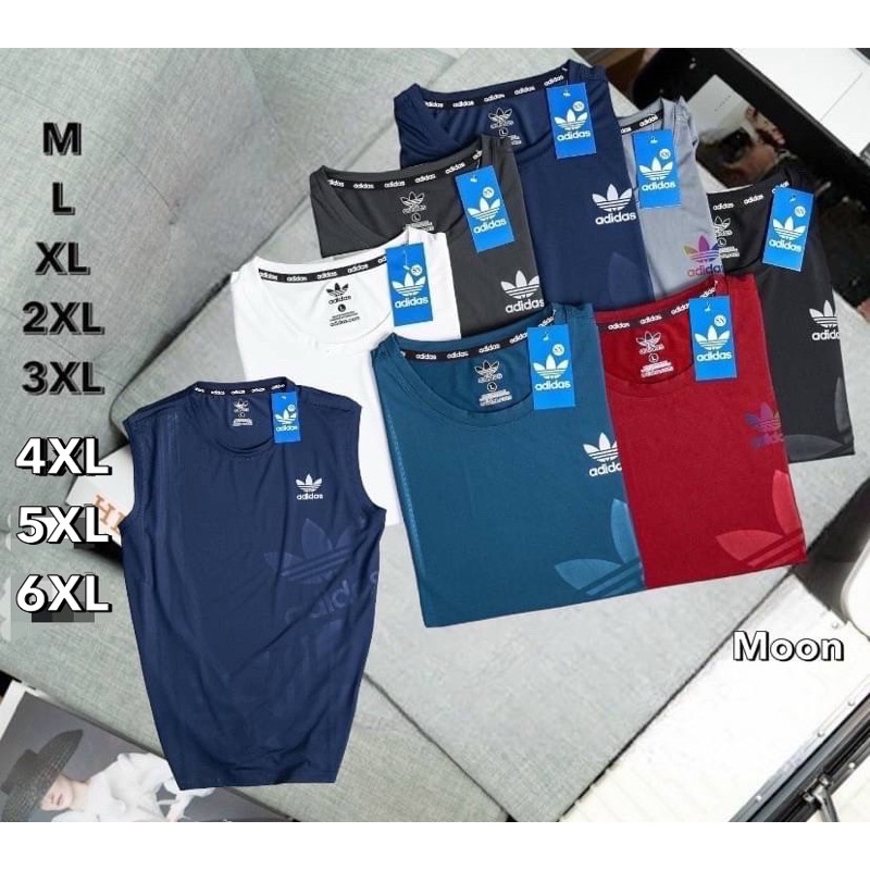 เสื้อกีฬาเเขนกุดคอกลม เสื้ออกกำลังกายไซส์ใหญ่พิเศษ 4XL-6XL ผ้าเย็นใส่สบายผ้าไม่ย้วย ซับเหงื่อ เเห้งไว
