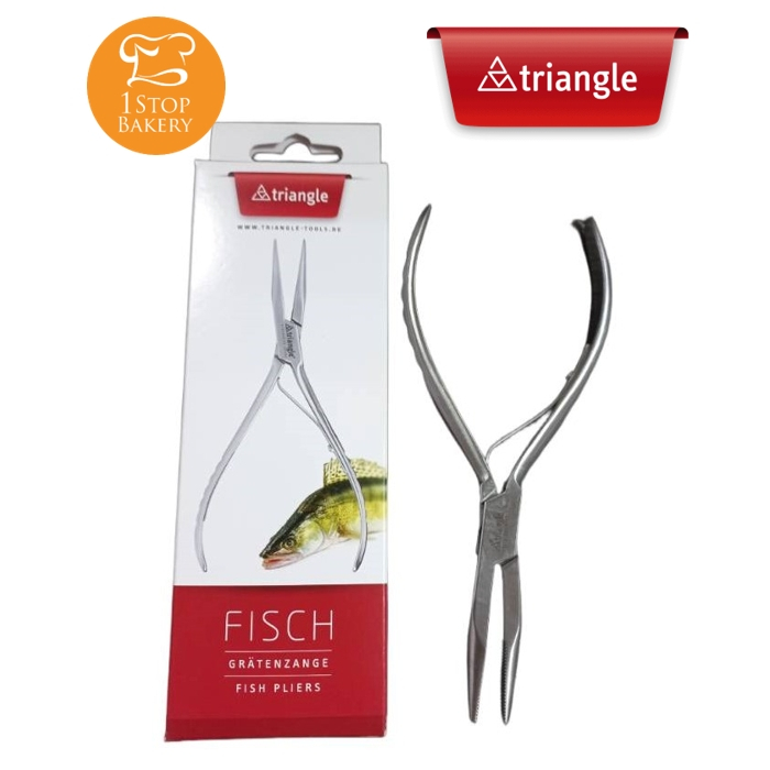 Triangle 504841602 Fish Pliers, Stainless, Boxed/คีมคีบก้างปลา
