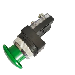 BM-30 Push button switch,Mushroom switch สวิตช์ปุ่มกดดอกเห็ด ขนาด 30มิล แบบกดติดปล่อยดับ 1NO 1NC แดง เขียว พร้อมส่ง