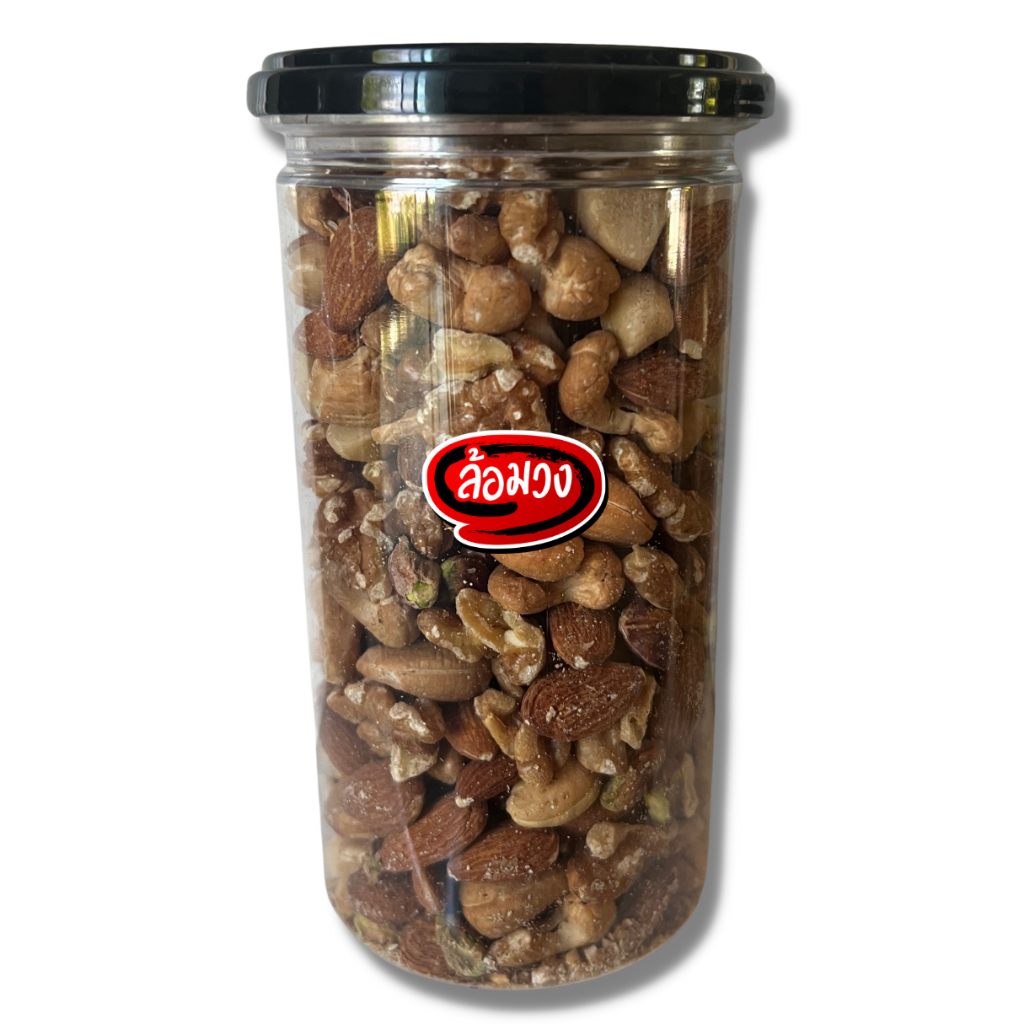 ธัญพืชรวม 5 ชนิด บรรจุกระปุก by ล้อมวง มะม่วงหิมพานต์ อัลมอนด์ พิสตาชิโอ แมคคาเดเมีย วอลนัท ธัญพืช