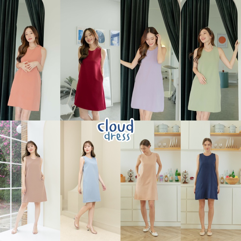 Cloud dress 440.-☁️✨ อ่านไซส์ก่อนตัดสินใจสั่งน๊า
