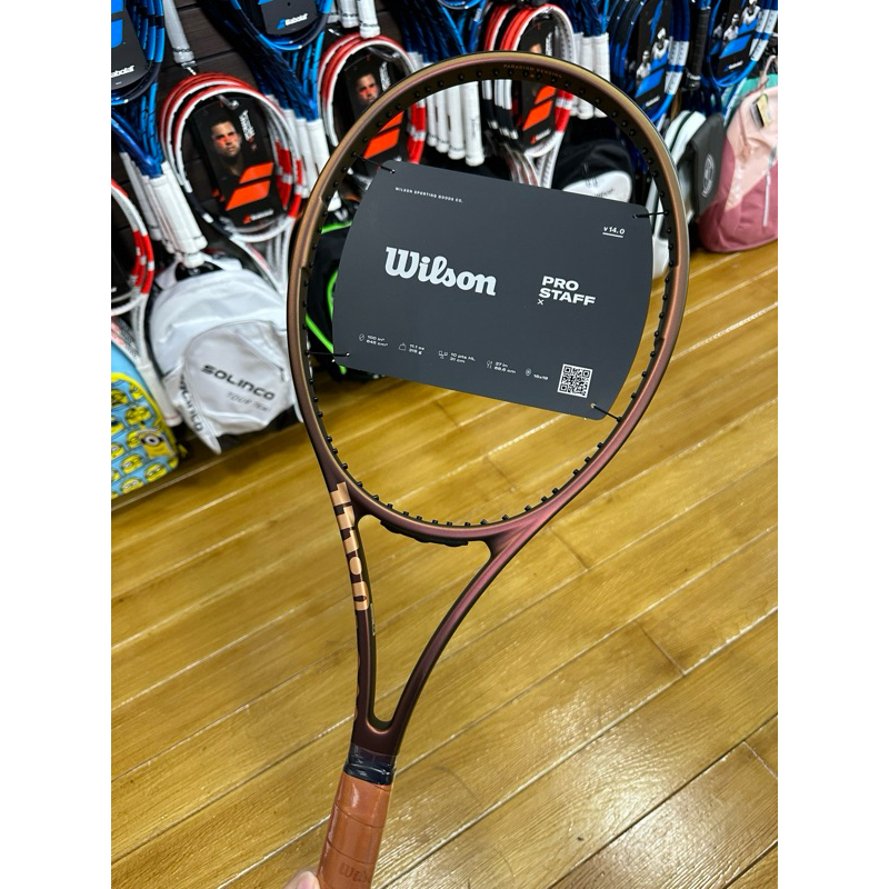 ไม้เทนนิส WILSON PRO STAFF X v14 TENNIS RACKET หน้าไม้ 100 น้ำหนัก 315 กรัม