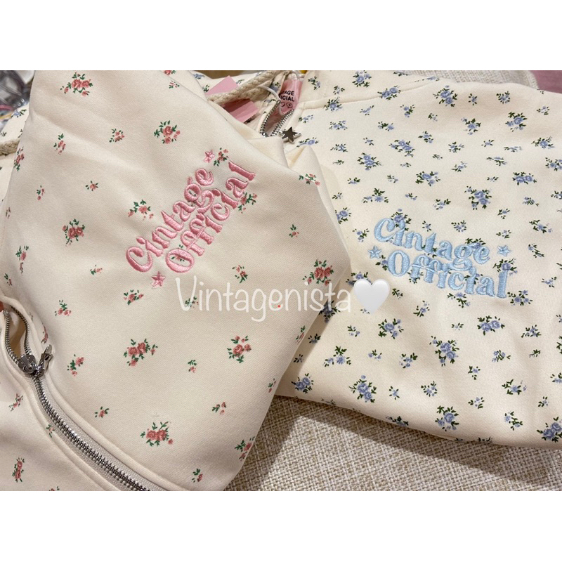 ⚡️ส่งด่วน 🌈💖🐱🐰 cardigan hood downtown  catty & bunny hood 💛 cintage 💖