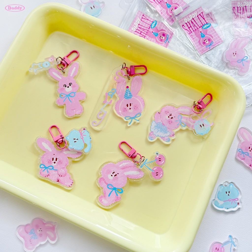 DADDY | Shally Keychain Set พวงกุญแจ Acrylic สุดน่ารัก - รูปที่ 5
