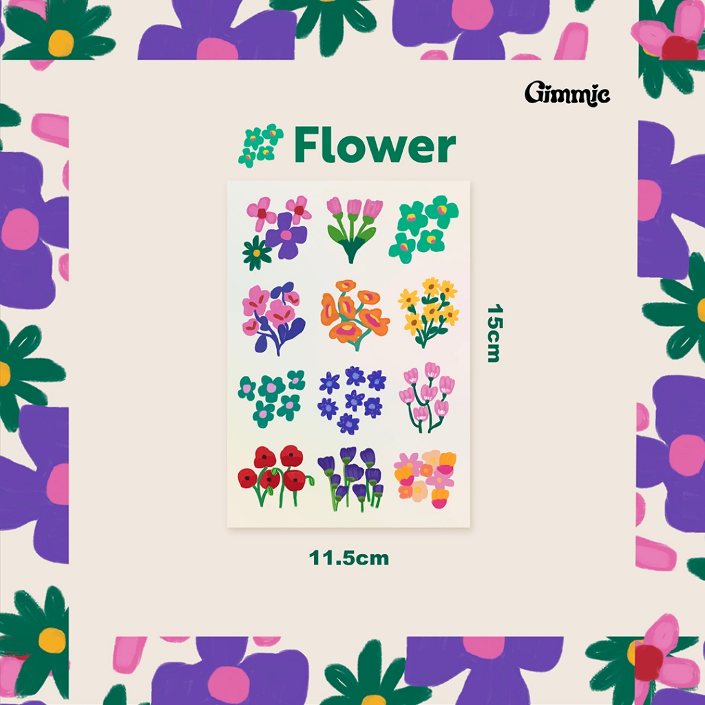 RECTANGLE SIZE STICKER สติกเกอร์ไซซ์ใหม่ 3 ลาย มีทั้งแบบเคลือบกลิตเตอร์กากเพชร กลิตเตอร์หัวใจ และแบบใส