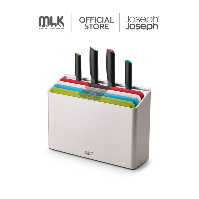 Joseph Joseph ชุดเขียงแยกประเภทตามการใช้งานและมีด รุ่น Folio Icon Plus สี Multicolour N60227