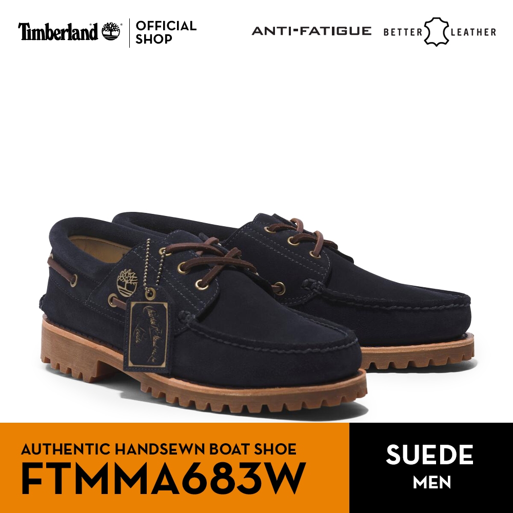 Timberland Men's AUTHENTIC HANDSEWN BOAT SHOE รองเท้าโบ้ทชูผู้ชาย (FTMMA683W)