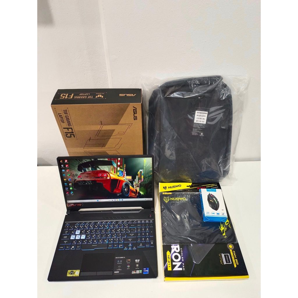 🔥 โน๊ตบุ๊คเกมส์มิ่ง Asus TUF (มือสอง) สเปคแรงๆ โหดๆ  Core i9-11900H  RAM : 16 GB SSD : M.2 1TB NVIDI