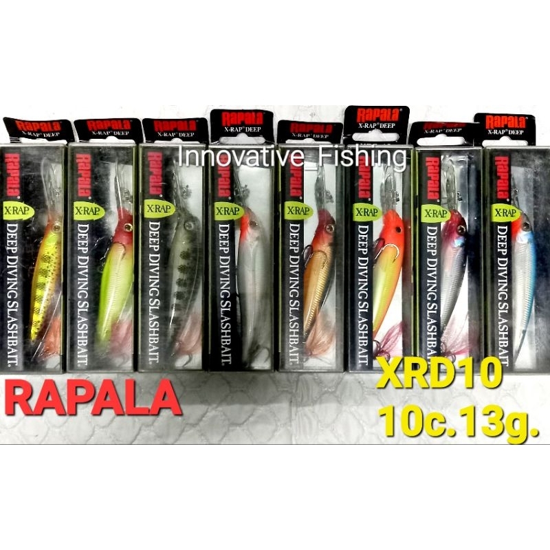 เหยื่อปลอม ตกปลา RAPALA X-RAP DEEP ลิ้นยาว ดำลึก