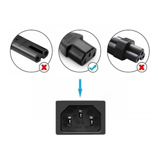 สายไฟ AC POWER (ทองเเดงเเท้อยางดี) 3x2.5 mm ยาว1.8-3มตร รูปที่ 2