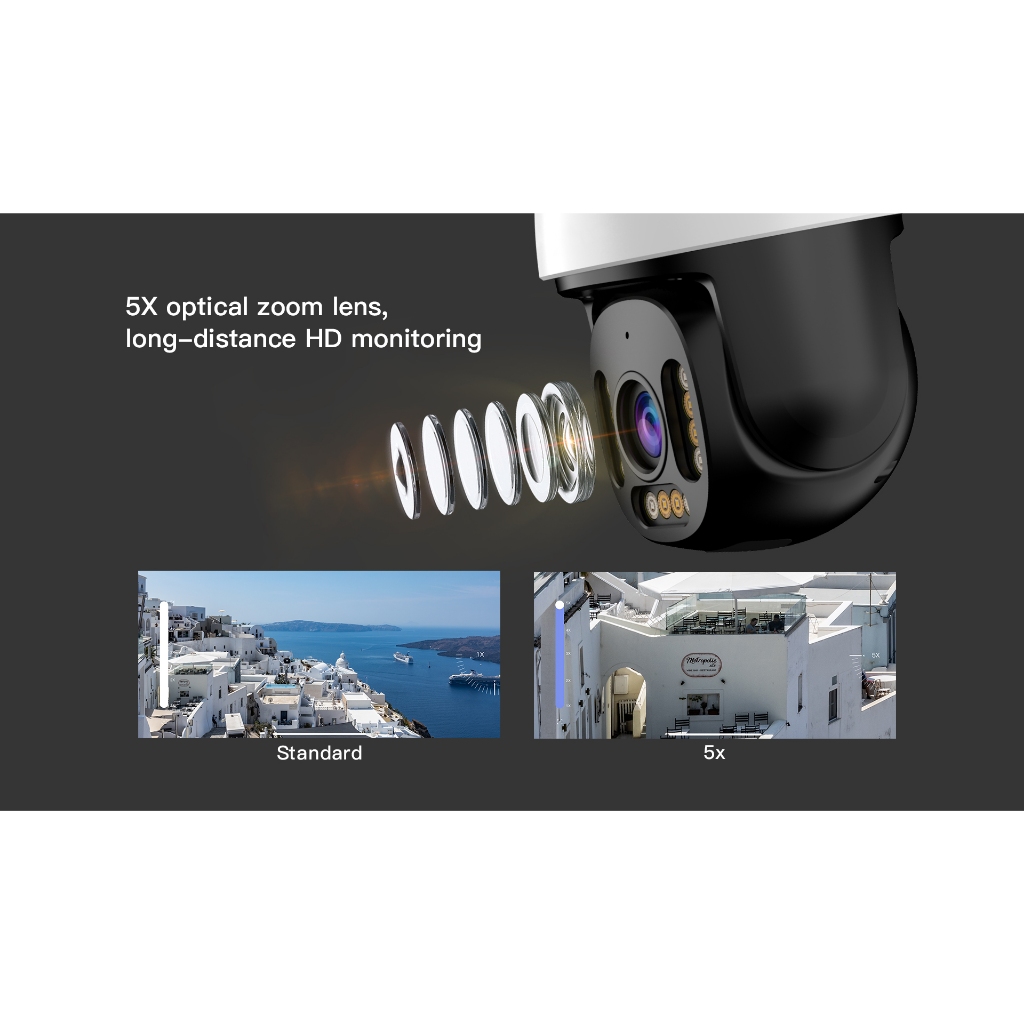 Vstarcam CS611Q-X5 กล้องวงจรปิด Outdoor  ความละเอียด 4MP ซูมได้ 5 เท่า