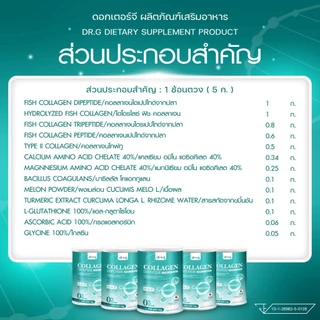 {พร้อมส่ง+ของแท้ 100%} #Dr.g collagen 200,000 มก คอลลาเจนบำรุงผิวพรรณและกระดูก #ดร.จี คอลลาเจนแท้100% จากญี่ปุ่น