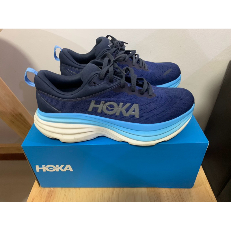 รองเท้าวิ่ง Hoka Bondi 8 Wide (มือสองของแท้) สภาพ 99%