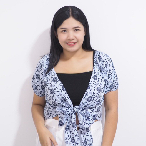 เสื้อสายเดี่ยวสาวอวบ ซับใน (ไม่มีฟองน้ำ) Size : (XXL+) อก 40-48 นิ้ว และ Size :(L) อก 32-40 นิ้ว สายเดี่ยวตัดตรงครึ่งตัว ราคา ถูกที่สุด ดีลบีเคเค แกลเลอรีภาพที่ 8