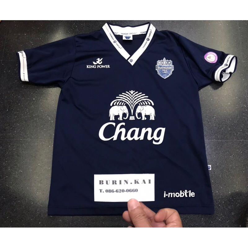 เสื้อบอลบุรีรัมย์ 2011 Buriram pea  ขนาดM รอบอก40 ยาว26 นิ้ว ราคา 380฿