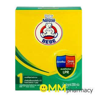 นมผงตราหมี BEBE สูตร1 200G.