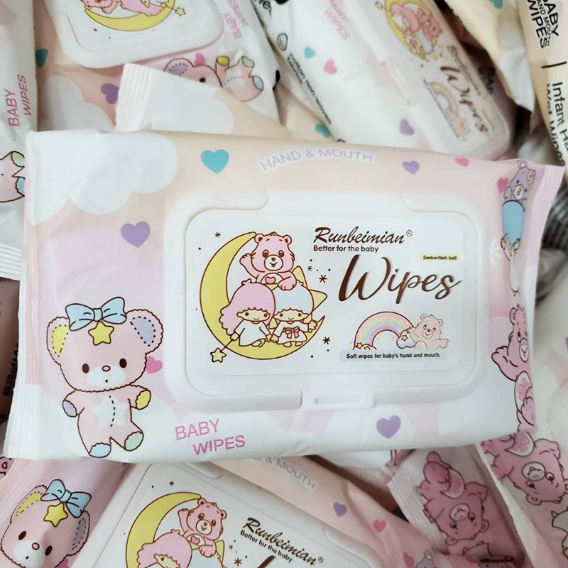 (สั่งในLiveลด50%)🔥 ทิชชู่เปียกเล็กลิตเติ้ลทวินสตาร์ ลายน่ารัก ทิชชู่เด็ก Baby เหมาะกับเด็ก อ่อนโยน ไม่มีแอลกอฮอล์