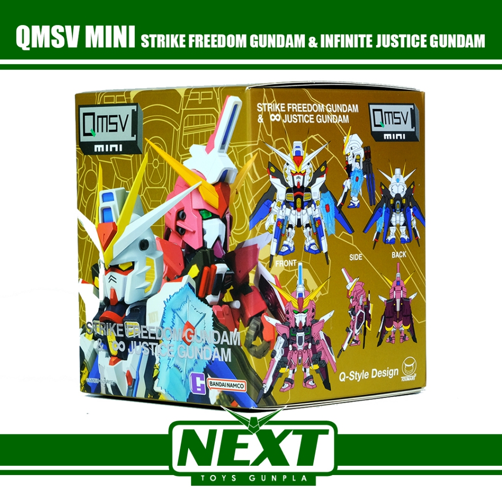 QMSV MINI STRIKE FREEDOM GUNDAM & INFINITE JUSTICE GUNDAM เลือกตัวได้