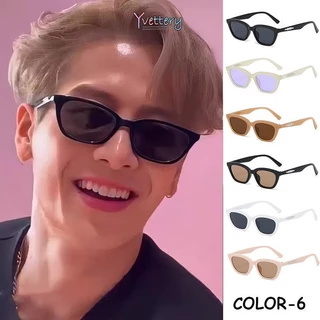 ส่งเร็ว🔥แว่นกันแดดสไตล์เกาหลีเป็นที่นิยมJackson wang รุ่นเหลี่ยมวินเทจถนนสําหรับผู้หญิงสําหรับผู้หญิงและผู้ชาย.CODร้านค้