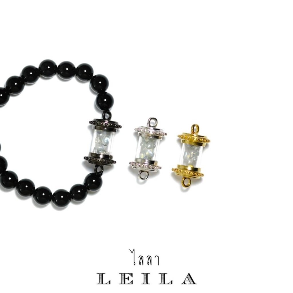 Leila Amulets หยดน้ำค้างแก้ว (พร้อมกำไลหินฟรีตามรูป)