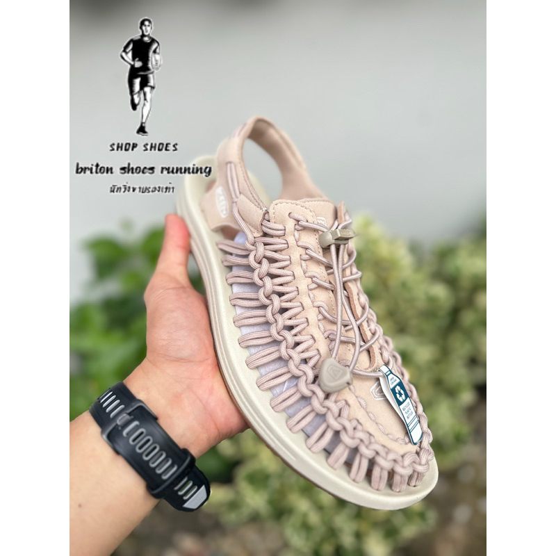 Sales🔥รองเท้าเชือกถักคีu  สีชมพูนู้ด ✨สินค้าถ่ายจากงานจริง💯%  พร้อมกล่อง📦