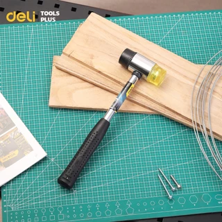 Deli ค้อนยาง ค้อนแบบยาง ค้อนยางหัวกลม น้ำหนักเบา ขนาด 30/35/40 มม แข็งแรง ทนทาน Installation Hammer