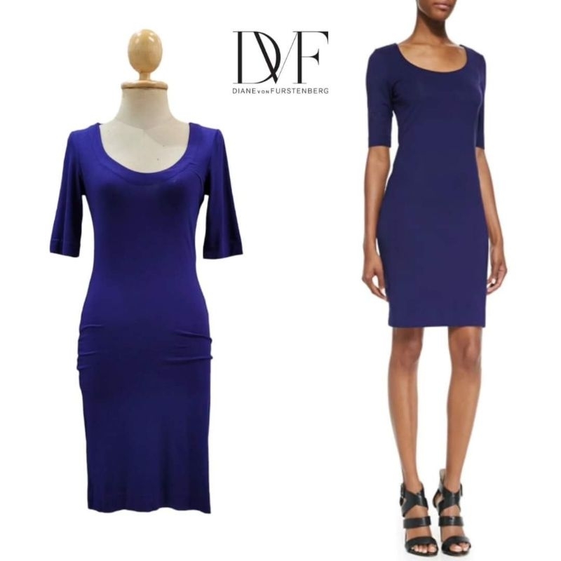 Diane​ Von​ Furstenberg​Raquel Scoop-Neck Sheath Dress