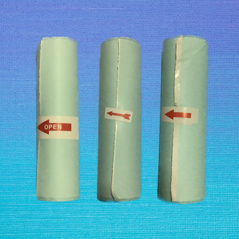 กระดาษสติ๊กเกอร์ Peripage A9max/A9s(max) เครื่องปริ้นซ์พกพา ขนาด 107x30mm. คุ้มสุดๆ ยกลัง 100 ม้วน แบบปกติและเว้นขอบ