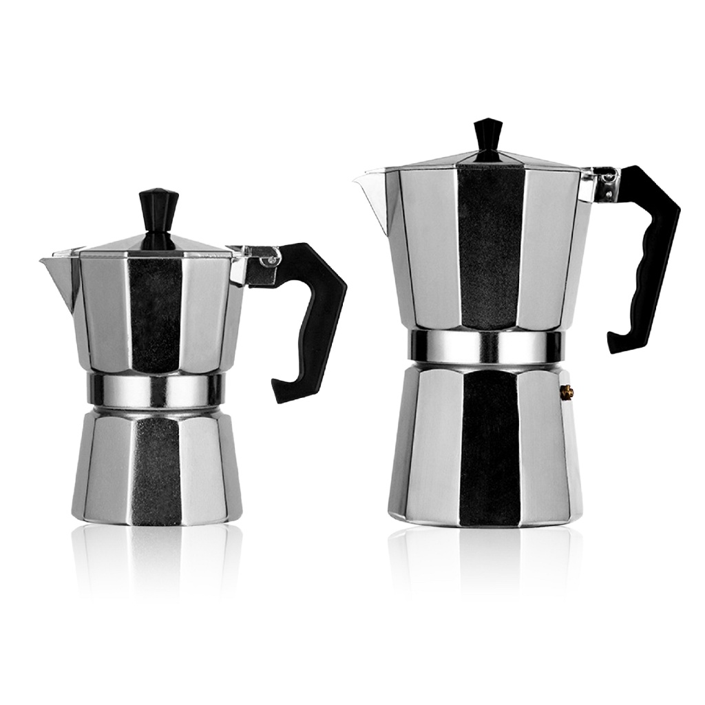 Moka Pot 3/6 ถ้วย 150/300 ml หม้อต้มกาแฟ กาต้มกาแฟ เครื่องชงกาแฟ มอคค่าพอท สำหรับ Coffee Pot Simplegoal