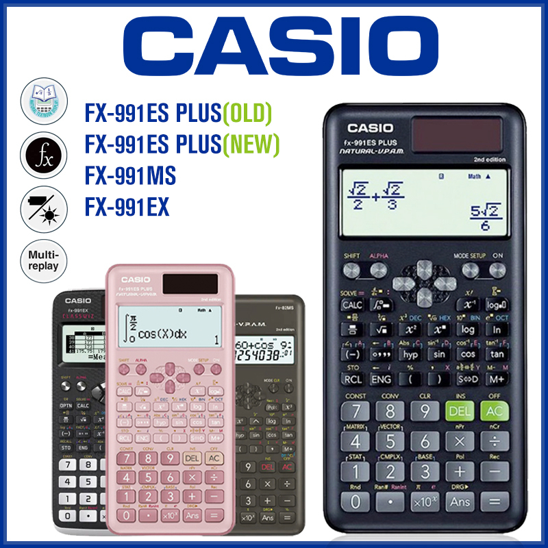 CASIO Casio FX-991ES PLUS เครื่องคิดเลขสำหรับนักเรียนมัธยมต้น คอมพิวเตอร์ทดสอบการทำงานทางวิทยาศาสตร์