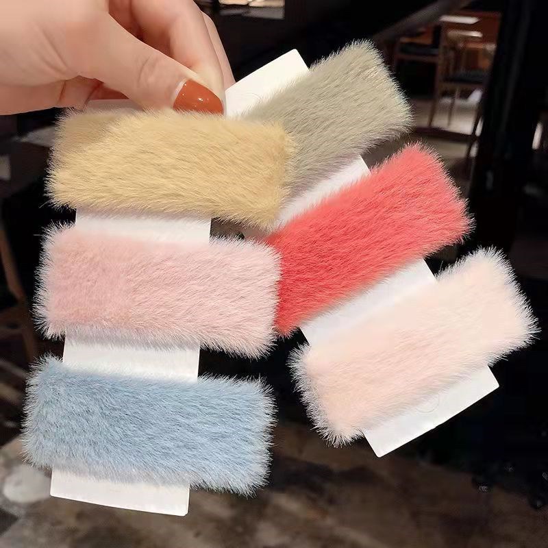 COD🌷1บาทกิ๊บติดผมขนฟูรูปเมฆลายหัวใจเรขาคณิตสีแคนดี้น่ารักเกาหลีเครื่องประดับผมสำหรับผู้หญิงเข้ากับทุกการแต่งกาย-det - รูปที่ 7