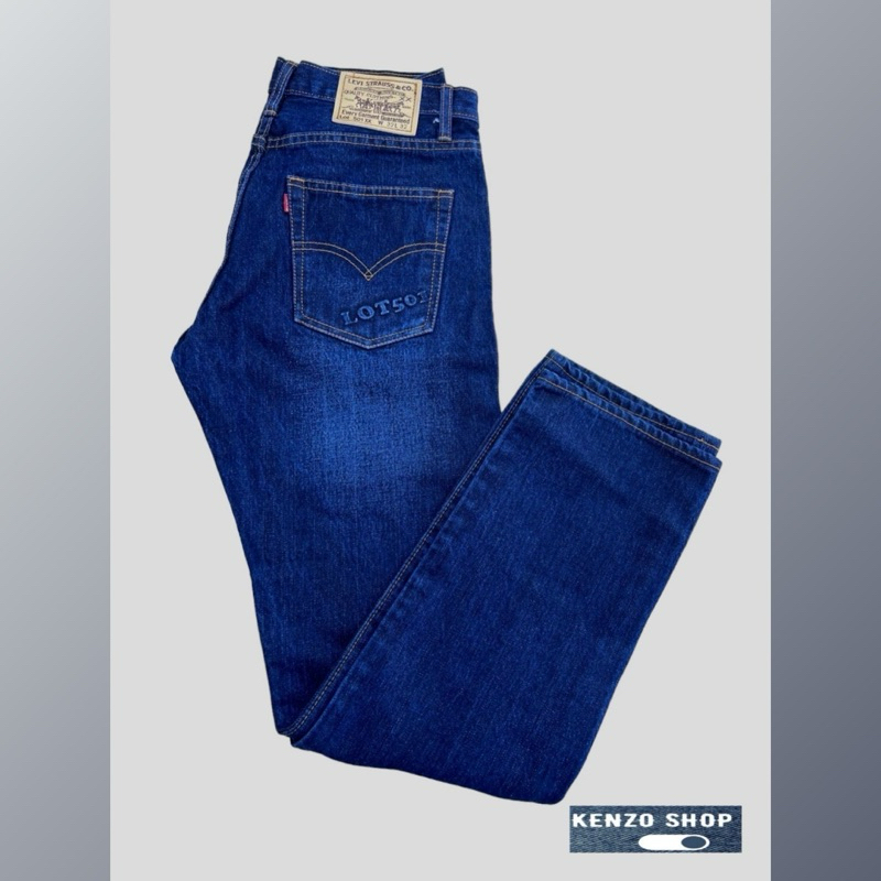 กางเกงยีนส์ 501ตัวท็อป (TOP) ป้ายทอง ฟอกไบโอสียีนส์ ริมแดง