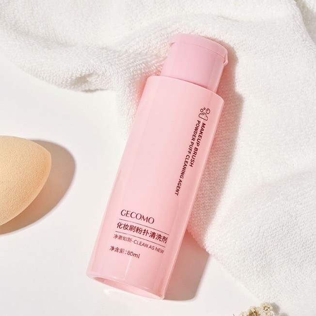 F148 GECOMO น้ำยาล้างแปรงแต่งหน้า ทำความสะอาด ฟองน้ำ ล้างพัฟ ขนาด 80ml