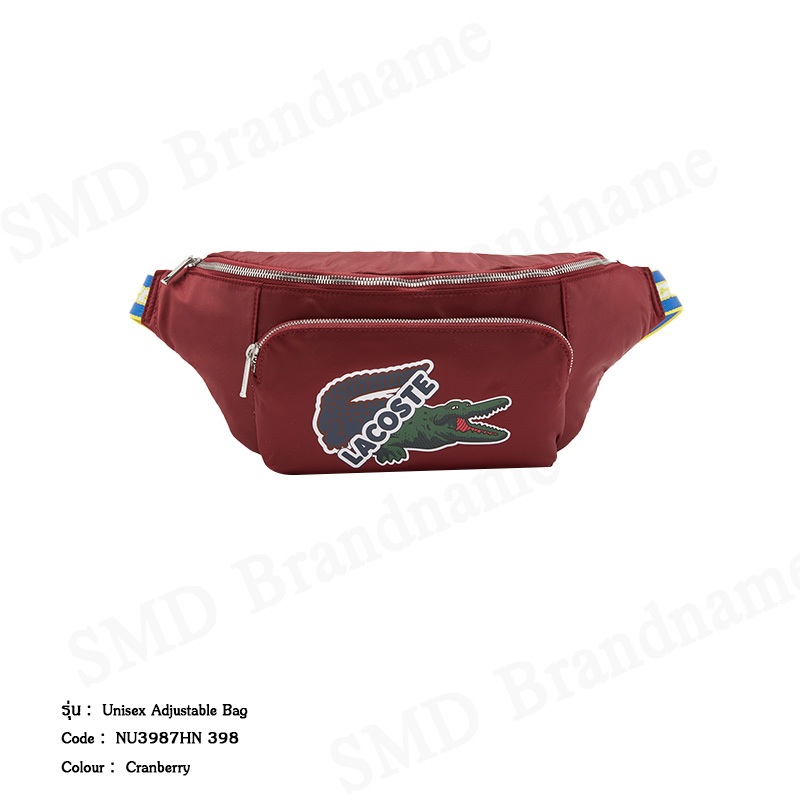 Lacoste กระเป๋าคาดอก รุ่น Unisex Adjustable Bag Code: NU3987HN 398
