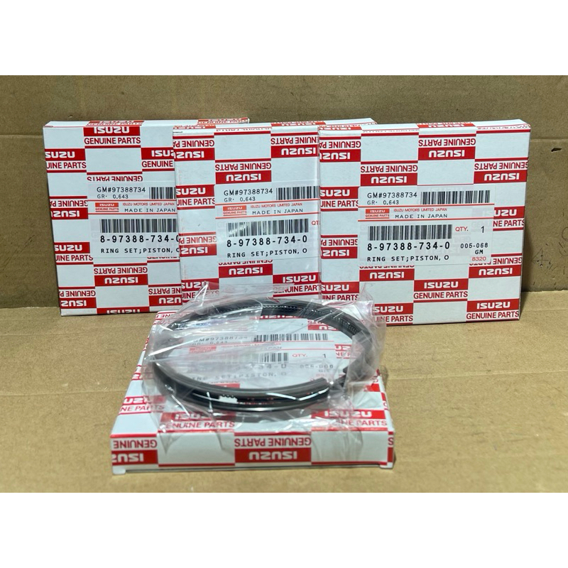 แหวนลูกสูบ ISUZU D max 4JJ1, 4JJ, 4JK (8-97388734-0)