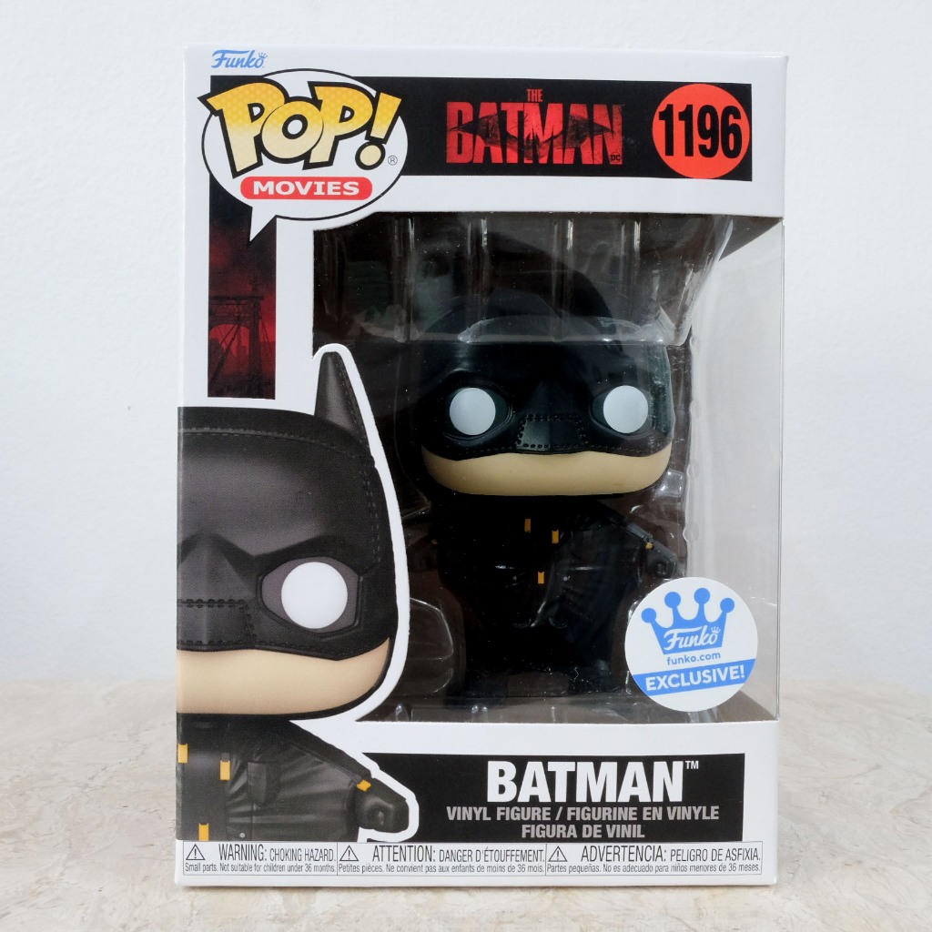 🦇 [Gotham City] 🦇 Funko Movies Batman 1196 Funko Exclusive ของแท้ กล่อง9.5/10 ด้านหน้าพลาสติกเป็นรอย
