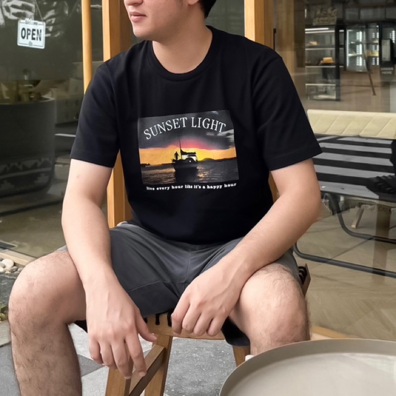 เสื้อพิมพ์ลาย Sunset light ยอดฮิต