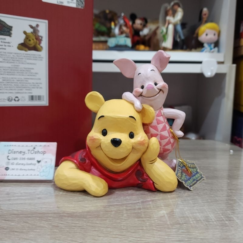 พร้อมส่ง🌟 Disney Traditions JIM SHORE ENESCO - Winnie-the-Pooh " Forever Friends”