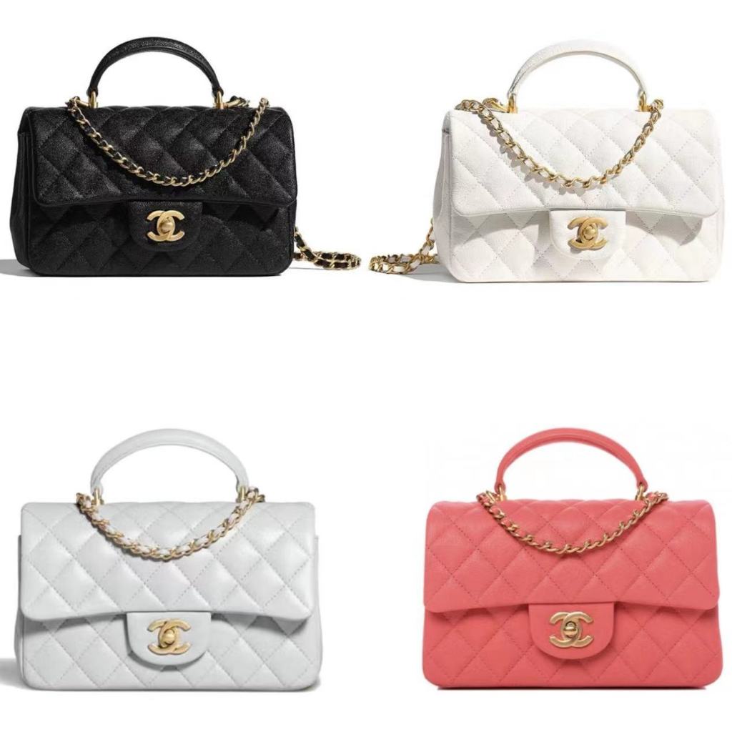 Chanel/กระเป๋าสะพาย/กระเป๋าสะพายข้าง/กระเป๋าถือ/AS2431/ของแท้ 100%