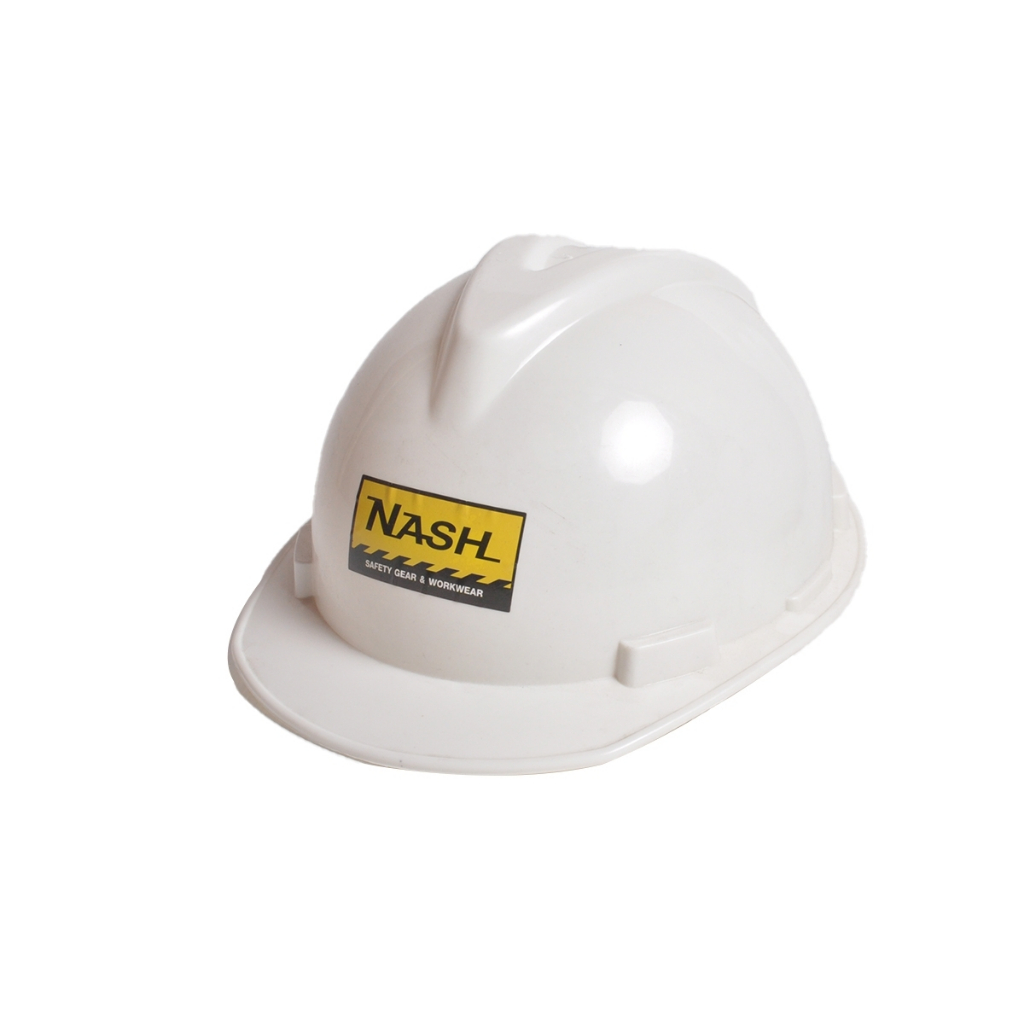 หมวกก่อสร้าง สีขาว NASH