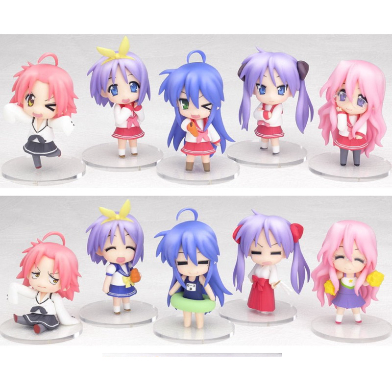 Update (แท้ / มือ 2 / ไม่มีกล่อง) Nendoroid Petite: Lucky Star  figure งานปูจิรวมๆพร้อมส่งค่ะ