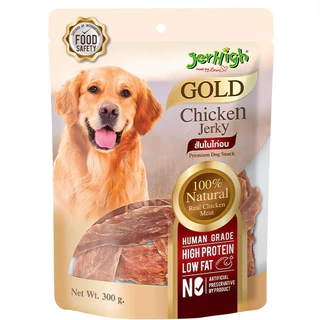 [ โปรโมชั่นแถมหมดสิ้นเดือนมิถุนายนนะคะ ] JerHigh Gold Premium DogSnacks 200-325g(K-sy)