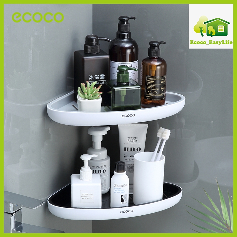 ECOCO ชั้นวางห้องน้ำ รับน้ำหนักได้ดี ชั้นวางของ ในห้องน้ำ วัสดุพรีเมียม ชั้นวางของในห้องครัว