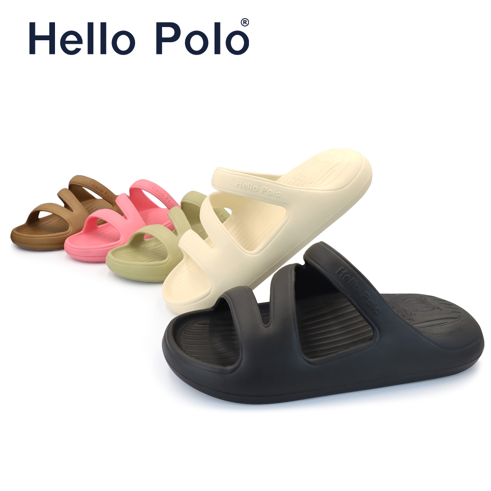 Hello polo รองเท้าแตะ รองเท้าแตะผู้หญิง กันลื่น แฟชั่น พื้นนิ่ม น่ารัก 4cmพื้นหนา เหมาะกับฤดู นิ่มเหมือนเหยียบขี้ HP8016
