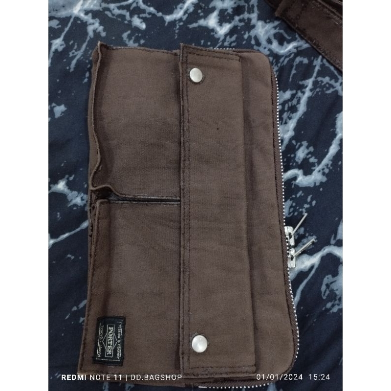 กระเป๋าคาดอกporterของแท้มือสองสภาพผ่านการใข้งาน