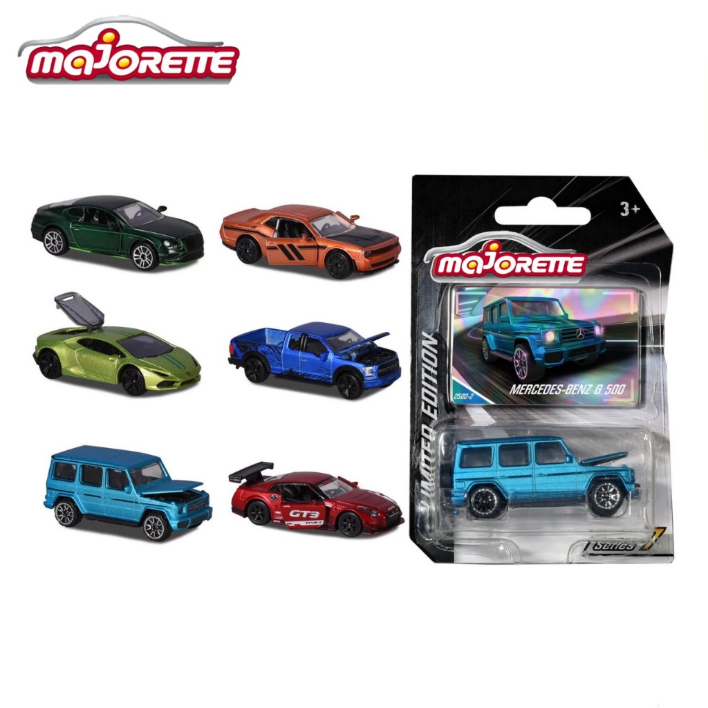 โมเดลรถเหล็ก Majorette Serier7 limited edition ลิขสิทธิ์แท้100% mj ของสะสม (แพ็คไม่สวย) MJ54024
