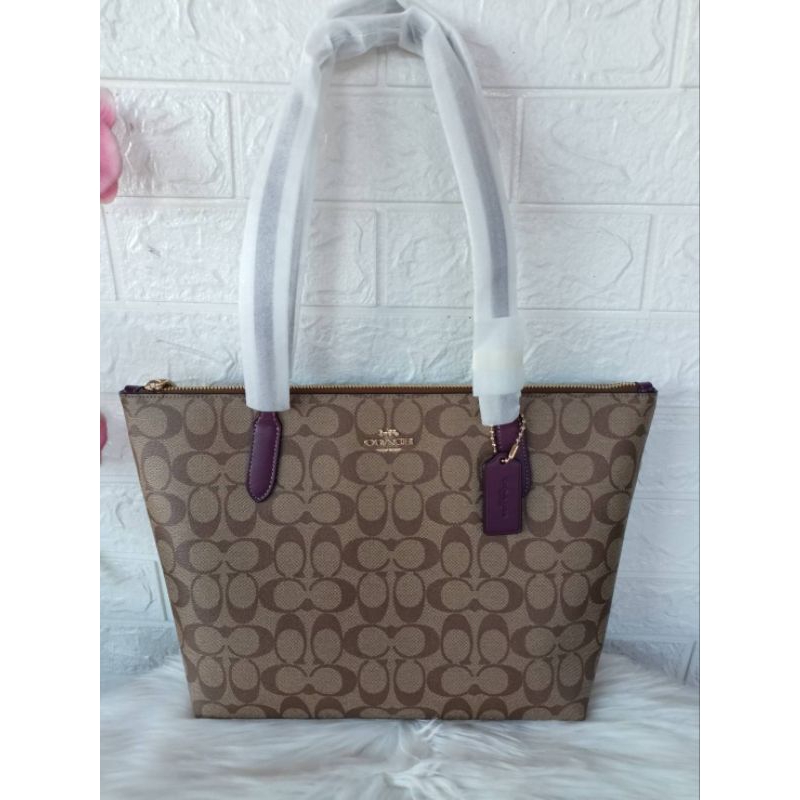 Coach แท้ 💯 Coach Zip Top Tote