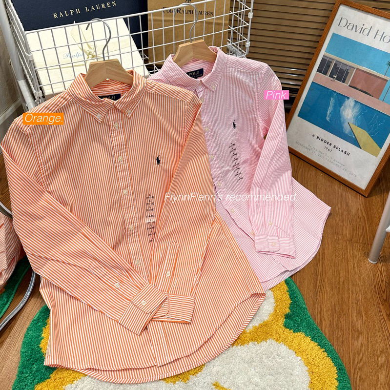 PREORDER Ralph lauren garment striped shirt (boy’s size)**สินค้าแท้100%