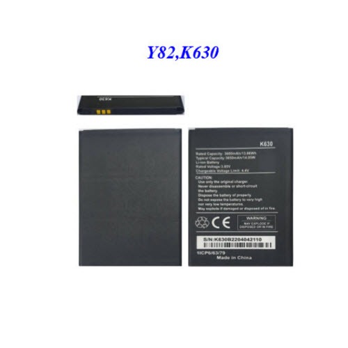 แบตเตอรี่ Wiko Y82,K630 6.2x8.2 cm. 3600 mAh.