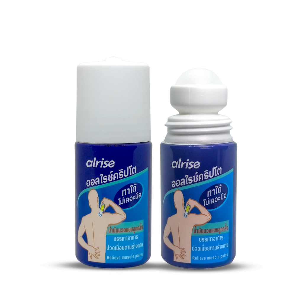 Alrise Crypto Roll On Roller ออลไรซ์ คริปโต โรลออน แบบลูกกลิ้ง สูตรเย็น ขนาด 30 ml.[8973]